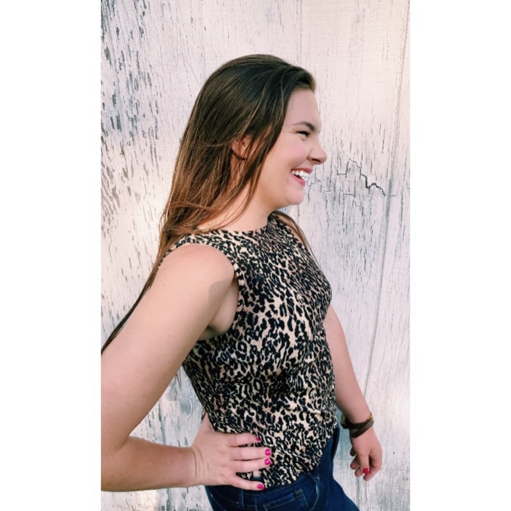 Vintage AGB Leopard Tank Top